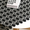125cm Width x 95cm Length Premium Hollow-out Circle Floral Embroidery Lace Fabric