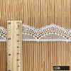 14 Yards x 3cm Width Wave Pattern Water Soluble Lace Ribbon