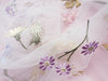 136cm Width  Floral Embroidery Lace Fabric by the Yard White