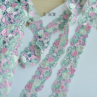 3 Yards x 3.5cm Premium Stawberry Lace Ribbon Tape