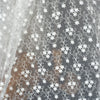130cm Width x 95cm Length Organdy Floral and Vine Embroidery Lace Fabric