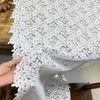 50cm Width x 95cm Unit Length Hollow-out Floral Embroidery Chemical Lace Fabric Trim