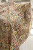 145cm Width Vintage Blooming Floral Print Cotton Fabric by the Yard