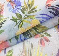 135cm Width Romantic flowers and birds print fabric by the Yard