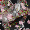135cm Width x 95cm Length  Red and Pink Flowers and Birds Embroidered Romantic Lace Fabric