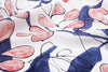 140cm Width x 95cm Length Watercolor Art Style Botanical branch flower  Pattern Print Cotton Fabric