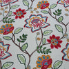 150cm Width Heavy Color Art Floral Pattern Print Cotton Linen Canvas Fabric by the Yard