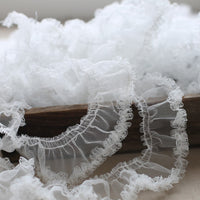 10 Yards x 5cm Width Cute Lolita Ruffle Lace Tulle Frill Lace