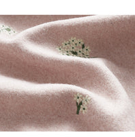 150cm Width x 95cm Length Premium Floral Embroidery Autumn and Winter Soft Woolen Coat Fabric
