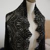 145cm Width x 300cm Length Premium Eyelash Hollow-out Floral Embroidery Lace Panel