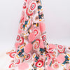 150cm Width x 95cm Length Premium Floral Embroidery Pink Lace Fabric
