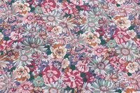 147cm Width x 95cm Length  Vintage Daisy Flower Print Cotton Fabric