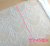45cm Width x 300cm Length Premium  Eyelash Floral Embroidery Lace Fabric Trim
