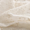 125cm Width x 95cm Length Premium Strips and Floral Embroidery Lace  Fabric
