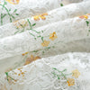 150cm Width Embroidery Tulle Lace Fabric with Flower Print by the Yard