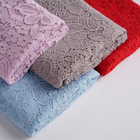 145cm Width Length Water Soluable Lace Floral Embroidery Lace Fabric by the Yard