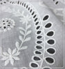 130cm Width x 90cm Geometry Floral Eyelet Cotton Lace Fabric