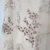130cm Width x 95cm Length Premium Sequined Floral Branch Embroidery Lace Fabric