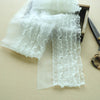 20cm Width x 190cm Length Premium Lolita 5-layer Polka Dot Pleated Ruffle Frill Lace Fabric Trim