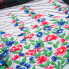 150cm Width x 95cm Length Premium Spring and Summer Colorful Floral Embroidery Lace Fabric