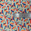 145cm Width x 95cm Length Premium Abstract Hit Color Print Cotton Fabric