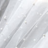 155cm Width Wedding Bridal Beaded Tulle Lace Fabric by the Yard