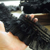 2 Yards of 9cm Width Premium Lolita Lace Floral Emboridery Lace Ruffled Lace Frill Lace