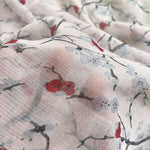 148cm Width x 95cm Length Abstract  Floral Print Fabric