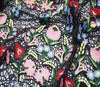 120cm Width x 95cm Length Luxury Colorful Flower Embroidery Water Soluble Chemical Lace Fabric