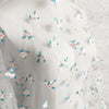 140cm Width x 95cm Length Premium Tulle Floral Embroidery Lace Fabric