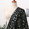 145cm Width x 95cm Length Vine Floral Golden Embossed Yarn-dyed Jacquard Fabric