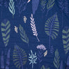 150cm Width x 95cm Length Premium Botanical Leaf Floral Embroidery Blue Lace Fabric