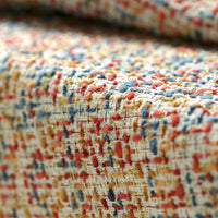 150cm Width x 95cm Length Premium Autumn and Winter Mixed Color Woolen Fabric Color Weaving Fabric
