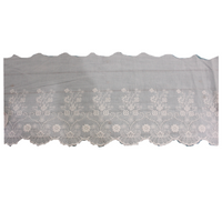 26cm Width x180cm Length Vintage  Floral Embroidery Eyelet  Cotton Fabric