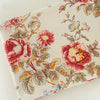 150cm Width x 95cm Length Vintage Peony Flower Print Cotton  Fabric