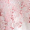 130cm WidthPremium Organza Branch and Buds Floral Embroidery Lace Fabric by the Yard