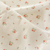 150cm Width Rose Floral Print with 3D Leaf Cotton Fabric by the Yard