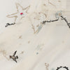130cm Width x 95cm Length Premium Romantic Valentine Love Style Letter Words Heart and Doves Embroidery Tulle Lace Fabric