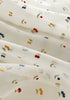 150cm Width x 95cm Length Organza Colorful Cherry Embroidery Lace Fabric