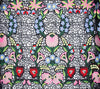 120cm Width x 95cm Length Luxury Colorful Flower Embroidery Water Soluble Chemical Lace Fabric