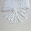 43cm Width x 200cm Length Vintage 3D Floral Lace Fabric Trim
