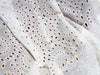 110cm Width Hollow-out Vine Branch Flower Embroidery Eyelet Fabric by the Yard