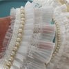 2 Yards x 8cm Width Lolita Layered Beads Lace Trim