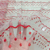 140cm Width x 95cm Length Premium Red Embroidery Lace Fabric