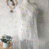145cm Width x 95cm Length Stars Embroidery  Lace Fabric