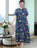 130cm Width x 95cm Length Premium Colorful Floral Print Cotton Fabric