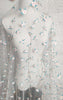 140cm Width x 95cm Length Premium Tulle Floral Embroidery Lace Fabric