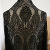 145cm Width x 300cm Length Premium Eyelash Hollow-out Floral Embroidery Lace Panel