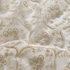 130cm Width x 95cm Length Premium Vintage Golden Thread Floral Embroidery Lace Fabric