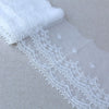 3 Yards x 16cm Width Premium Vintage  Embroidery Tulle Lace Fabric Trim